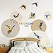 SWORNA Nature Series 8 Flying Macaw Parrot Vinyl Removable DIY Wall Art Mural Nursery Sticker Decor Decal for Baby Kids Girl Bedroom Playroom Bathroom Kindergarten Living Room Classroom 29