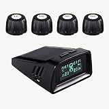 VICTONY Tire Pressure Monitor System Solar Energy TPMS with 4 Sensors Protect Your Safety