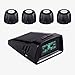 VICTONY Tire Pressure Monitor System Solar Energy TPMS with 4 Sensors Protect Your Safety