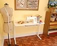 Arrow Sewing Cabinets 601 Gidget, Sewing Table, White