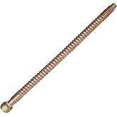 Flextron FTWC-C34-18F 18" Long Connector for Water Heater with 3/4" FIP and 3/4" Pex Ends, Copper