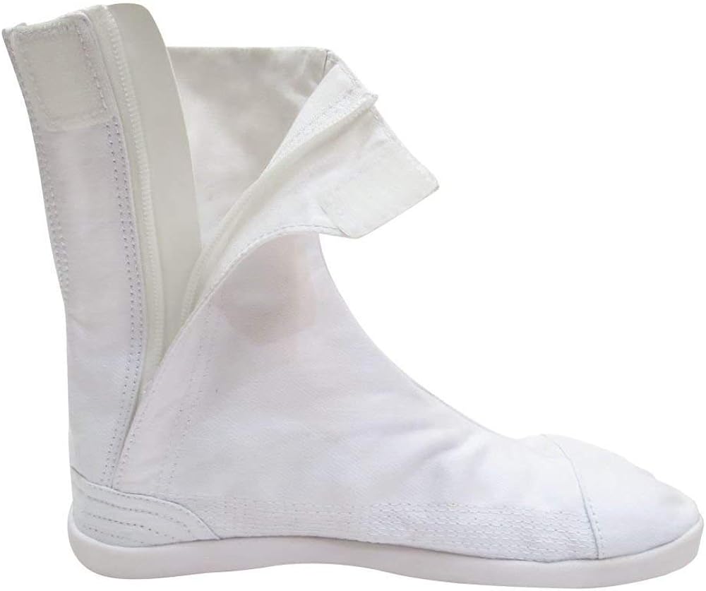 white tabi boots
