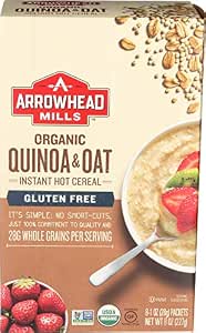 Arrowhead mills cereal quinoa inst oat (074333371601)