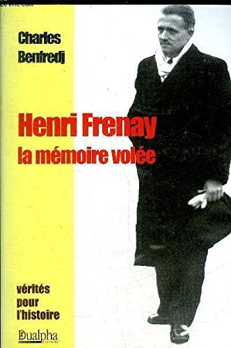 Henri Frenay -la mémoire volee by (Paperback)