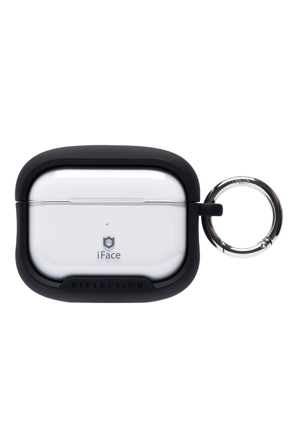 iFace Reflection AirPods Pro 第2世代/第1世代 専用 ケース ポリカーボネート クリア (ブラック)【 耐衝撃 カラビナ付き アイフェイス 】商品画像