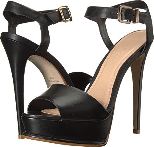 Massimo Matteo Women s Stiletto Ankle Strap Black 9 M US