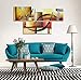 3 Pics Modern Abstract 100% Hand Painted Oil Paintings Artwork on Canvas Wall Art Deco Home Decorations