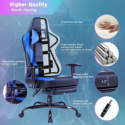 VON RACER Gaming Chair Ergonomic PC Chair with Massage Lumbar Support