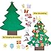 Mansalee DIY Felt Christmas Tree Set, Detachable Ornaments, Wall Hanging Xmas Gifts for Christmas Decorations Christmas Ornamentst