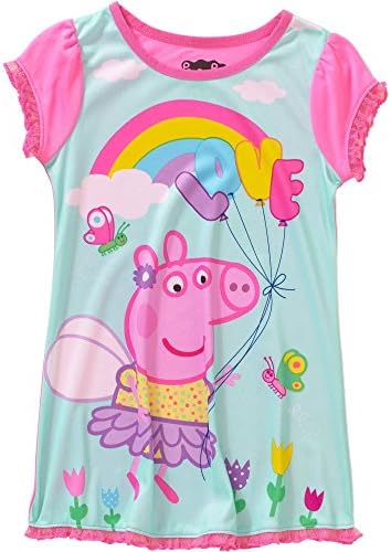 Peppa Little Girls Nightgown Night shirt Pajamas Size 4T