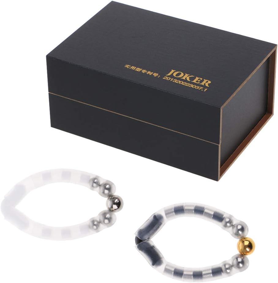 Batyuery Magnetic Ring False Phimosi Retarder Pennis Ring for Delay Ejauclation Lasting Adjustable Clock Rings for Men Time Delay Exercise