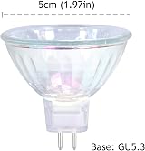 GMY MR16 Halogen Bulbs 35W 12V GU5.3 3000K Warm White 6 Pack 4000H view 3