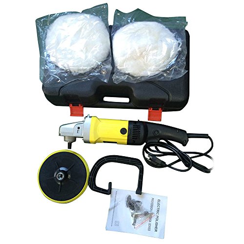 Simply Silver - Car Buffer - New 7" Electric 6 Variable Speed Car Polisher Buffer Waxer Sander Detail Boat