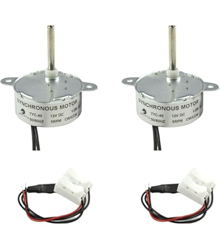 EJ.Life 1pc 220-240V AC Moteur Synchrone Motoréducteur 4W CW/CCW (5-6RPM