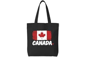 Reusable Tote Bags for Grocery Use-Patterns:Canada Flag,Maple Leaf,Sports(Golf, Hockey, Baseball)-Shopping Bags