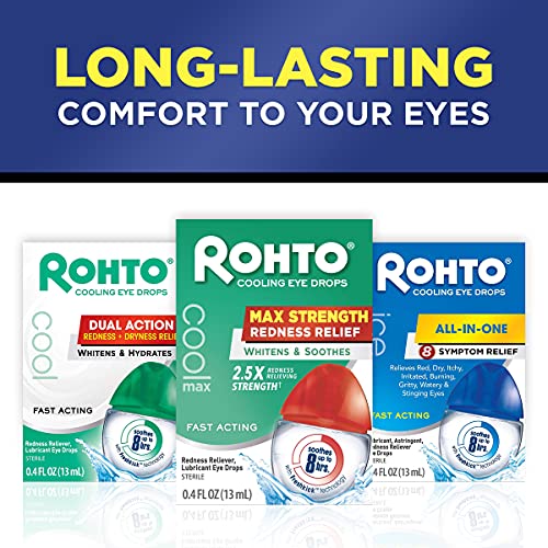 Rohto Jolt! Cooling Eye Drops 3 Pack of 0.4 fl oz Bottles Pricepulse
