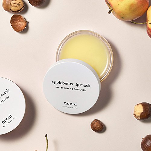 image for NOONI Applebutter Lip Mask 0.42 Ounces, Moisturzing lip care, Softenin