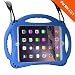 iPad Mini Case Kids Shockproof Handle Stand Cover&(Tempered Glass Screen Protector) for iPad Mini, Mini 2, Mini 3 and iPad Mini Retina Models (Blue) primary