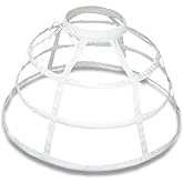 JCBFUME Women Crinoline Petticoat Hoops Skirt Short Half Slip Underskirt for Girls Wedding Bridal Underskirt Slip