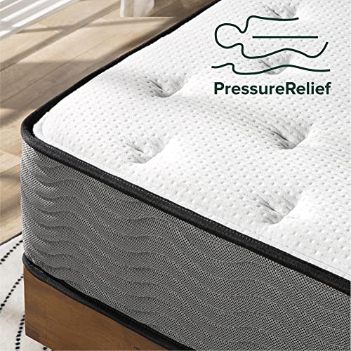 ZINUS 10 Inch Support Plus Pocket Spring Hybrid Mattress / Extra Firm