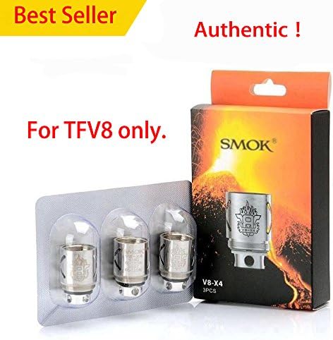 3pcs Ṽ8X4 0.15 oĦm Ćoils For ȘMOK ŧfv8 Cloud Beàst ŧanķ