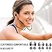 Akface Bluetooth 5.0 HD Stereo Sound Water Proof Sports Earphones with Soft Silicon Earhooks 6Hrs Play Time for Workout, Running, Gym, Black