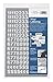 CHARTPAK Self-Adhesive Vinyl Numbers, 1/2 Inch High, White, 210 per Pack (01116)