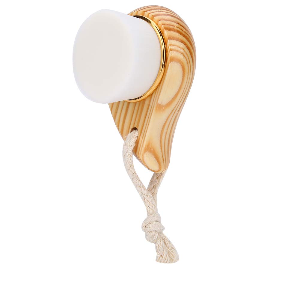 Facial Brush, Wooden Handle Manual Facial Cleansing Brush Wooden Soft Fiber Gentle Face Scrub and Sensitive Skin for Massage Exfoliating Brush