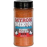 Myron Mixon BBQ Rub | Rubba Dub Rib | Champion Pitmaster Recipe | Gluten-Free BBQ Seasoning, MSG-Free, USA Made | 12 Oz