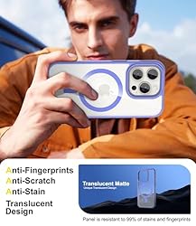 SUCGLES for iPhone 15 Pro Max Case with MagSafe