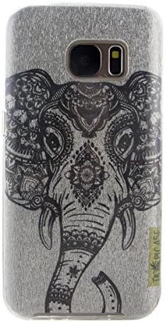 Galaxy S7 Case, S7 Cover Elephant Mandala BOHO Perfect Gift For Teen Girls Fits Galaxy S7