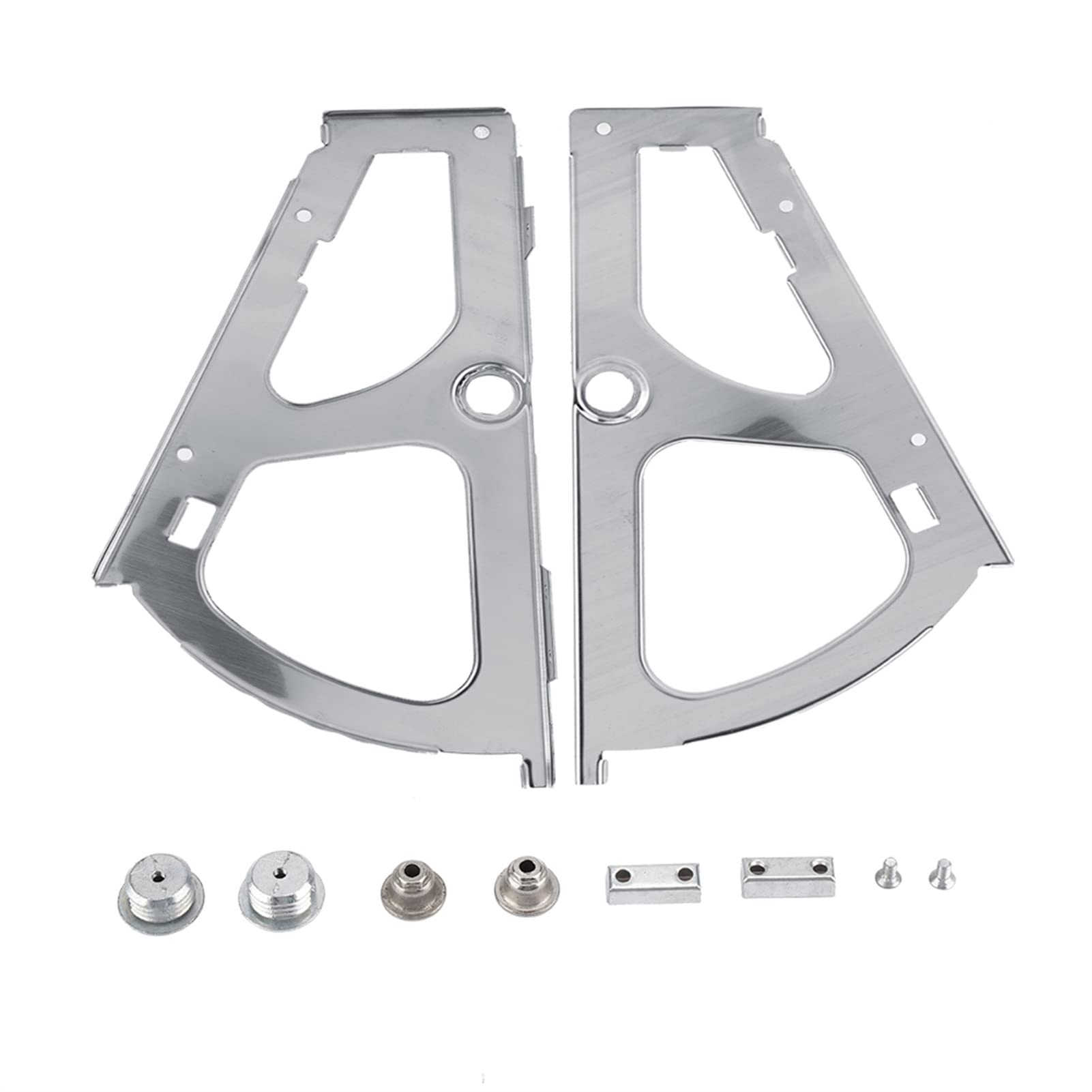 1 Pair Stainless Steel Hidden Cabinet Hinges for Shoes Storage Adjustable Movable Furniture Hardware Parts with Smooth Overlay Fitting 1 Layer