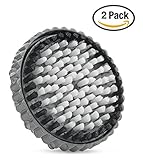 ASX Design Brush Heads Replacement. Body Cleaning Twin Pack for Clarisonic Mia 2, Mia, Aria, Plus, Pro. Generic Compatible