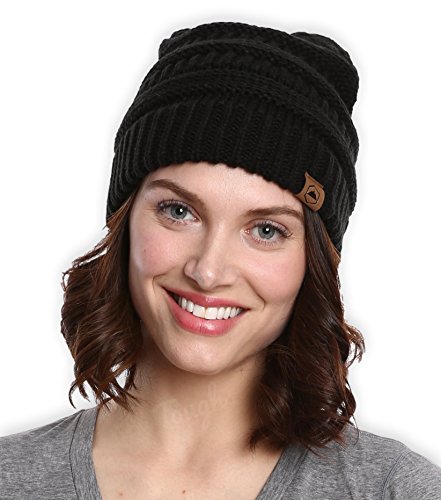 Cable Knit Beanie by Tough Headwear - Thick, Soft & Warm Chunky Beanie Hats for Women & Men - Serious Beanies for Serious Style (with 8+ Colors)