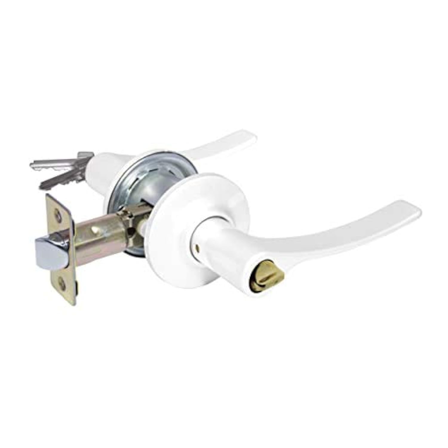 Tesa Assa Abloy 3B00U0BL Barcelona Door Handle Set White Function 00 Barcelona