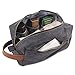 Lucky Rain Canvas Toiletry Bag for Men, Waterproof Dopp Kits Bag, Mens Bathroom Shaving Kit Travel Toiletry Bag