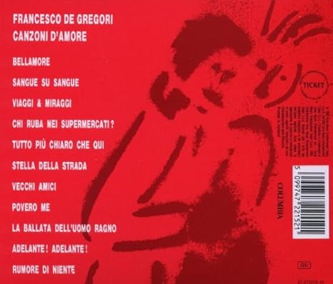 De Gregori Francesco Canzoni D Amore Amazon Com Music
