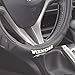 Honda 100% Odorless Car Steering Wheel Cover - Black, Standard (14.5 to 15.5 inch Wheel)