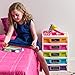 IRIS USA PJD-305 5 Drawer Storage & Organizer Chest, Assorted Colors, Girl, Pastel