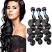Brazilian Hair Body Wave 3 Bundles 100% Unprocessed Human Virgin Hair Weave Extensions Natural Color Weft 100g/piece Amanda Hair