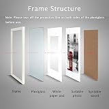 Scholor Tree 12x16 Inch Picture Frame Set of 3 White Plastic Wall Mountable view 5