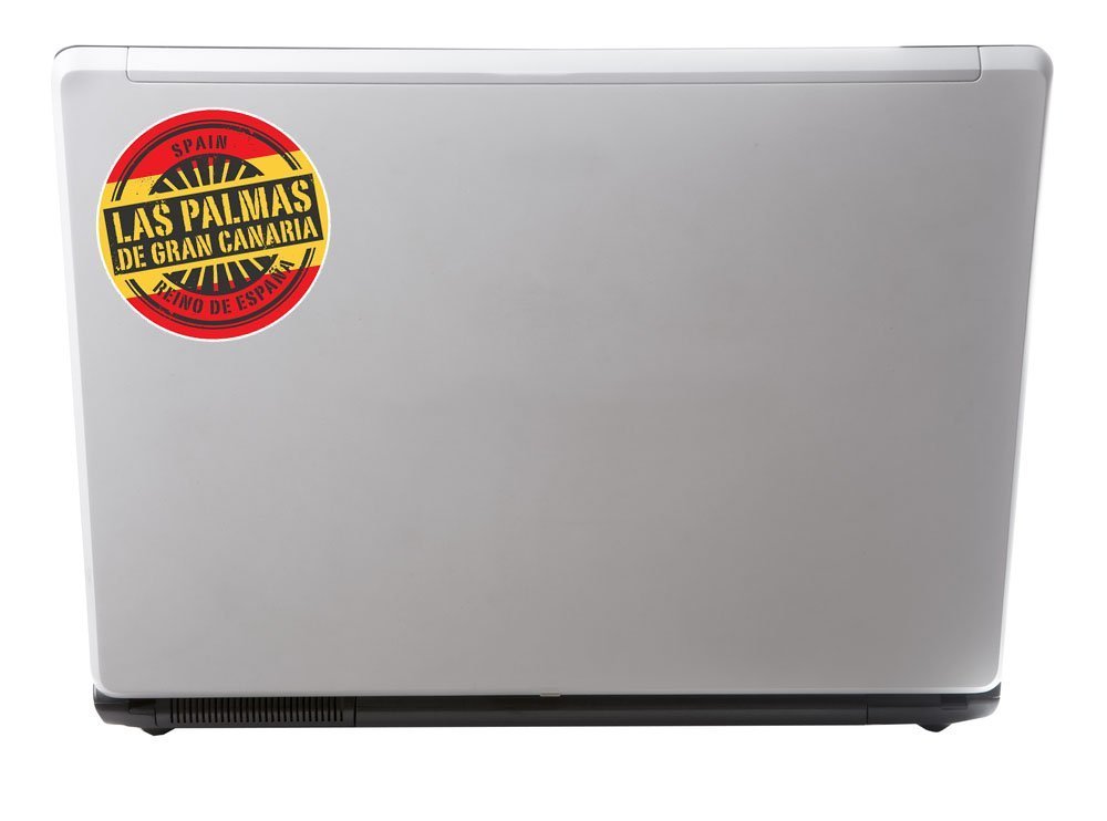 2 x 10cm/100 mm Las Palmas de Gran Canaria Etiqueta autoadhesiva ...