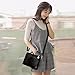 Shoulder Bag, Creazy Women Fashion Handbag Crocodile Pattern Shoulder Bag Small Tote Ladies Purse (Black)