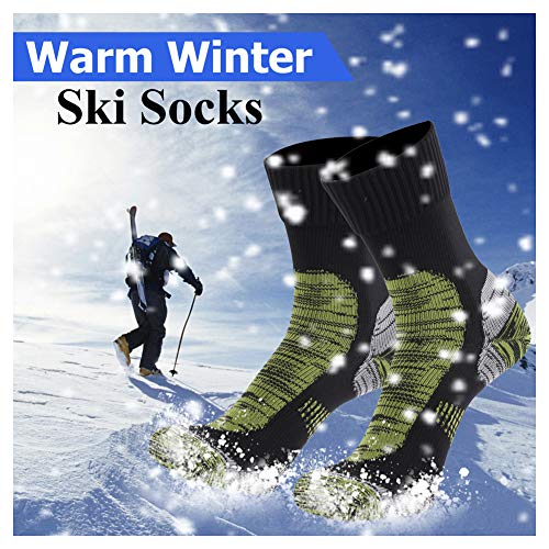 image for SuMade Waterproof Ski Socks, Mens Outdoor Water-Resisting Snownoarding