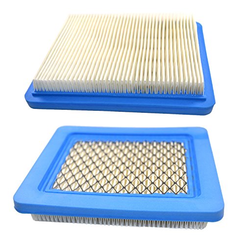 HQRP 2-pack Air Filter for Craftsman 33644 / 3364 Replacement fits Craftsman Lawn Mower Yard Vacuum Tiller with 6.5, 7.75 & 7 HP Briggs&Stratton Engines + HQRP Coaster