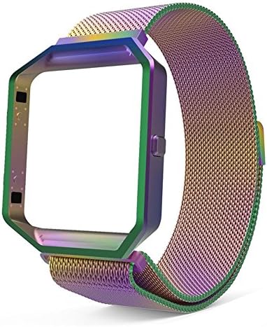 Stainless Steel Strap Watch Band for Fitbit Blaze Tracker,Milanese Magnetic Loop Wristband For Fitbit Blaze Tracker 23.5cm