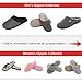 HomeIdeas Women’s Open Toe Terry Anti-Slip House Slide Slipper, Perfect for Hotel, SPA and Travel (Medium / 7-8 B(M) US, Pink)
