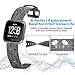 Welltin Bands Compatible with Fitbit Versa/Fitbit Versa 2/Fitbit Versa Lite for Women Men, Breathable Woven Fabric Strap, Quick Release, Adjustable Replacement Wristband for Fitbit Versa Smart Watch