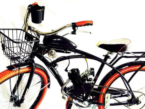 Motorized 66cc Engine &amp; Retro Cruiser Bicycle