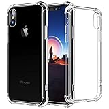 iPhone X Case, iPhone 10 Case, cresawis Crystal Clear [Air Cushion] TPU Ultra Slim Protective Scratch-resistant Shockproof Case for Apple iPhone X / iPhone 10 - Clear
